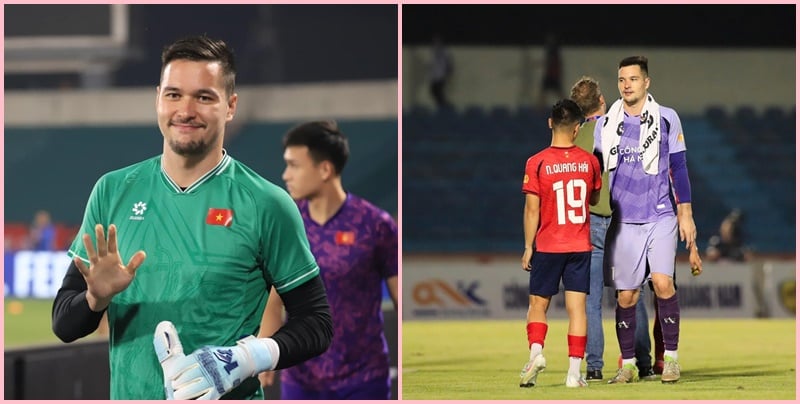 Filip Nguyễn, thủ môn của CLB CAHN, đang có phong độ xuất sắc và được kỳ vọng sẽ trở lại đội tuyển Việt Nam